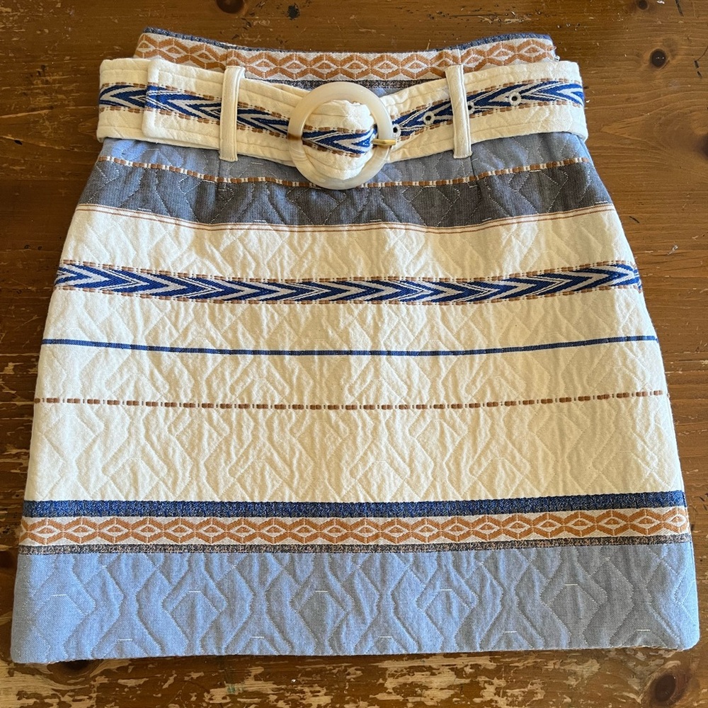 INTERMIX Celeste Quilted Mini Skirt